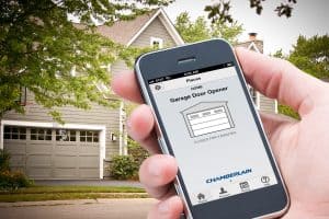 MyQ Garage App in Hand Photo