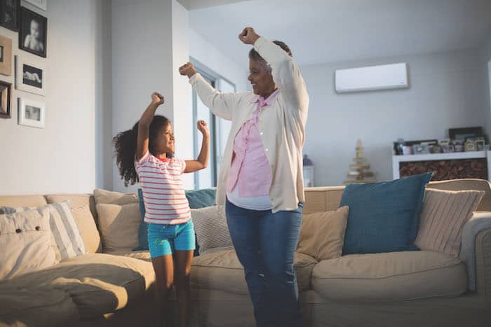 Wall Mount RLS3Y girl and grandmother2