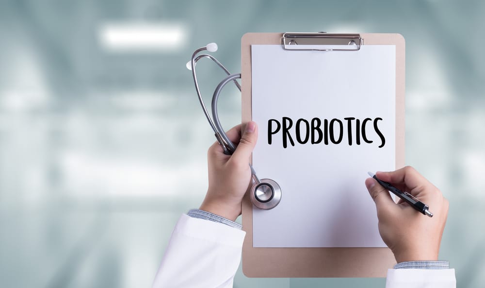 Probiotics medical equipment eating healthy concept.